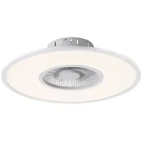 Just light. Flat Air 59,5 cm Deckenventilator weiß