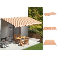 VidaXL Markisenbespannung Gelb und Orange 6x3 m