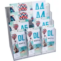 Exacompta Prospekthalter Office Exacryl transparent DIN A4, DIN A5,