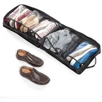 InnovaGoods Doshen Travel Shoe Tasche Schwarz Schwarz One Size