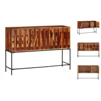 VidaXL Sideboard 110x28x76 cm Massivholz Akazie