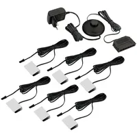 Sebson Vitrinenbeleuchtung 6er Set - Glasbodenbeleuchtung LED inkl. 12V