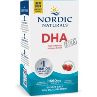 Nordic Naturals DHA Xtra, 60 Softgels, Strawberry