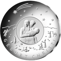 Münze Deutschland 25-Euro-Sammlermünze 2021 Weihnachten – Geburt Christi" Spiegelglanz
