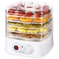Esperanza EKD004 Food Dehydrator Transparent White 250 W, Weiss