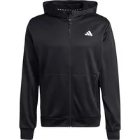 Adidas Train Essentials, Seasonal Training Kapuzensweater Herren Kapuzensweat black-white,