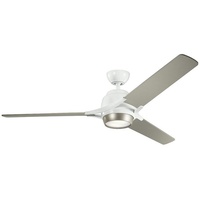 Licht-Erlebnisse Deckenventilator mit Beleuchtung NILS Fernbedienung dimmbar LED Weiß