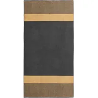 Dyckhoff Two-Tone Stripe Saunatuch 100 x 200 cm gelb