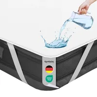 Komfortec Wasserdichter Matratzenschoner 200x200cm | Atmungsaktiv, Knisterfrei, Oeko-TEX Zertifiziert