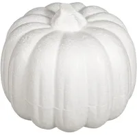Rayher Styroporform weiß Kürbis 11 cm