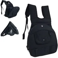 Gloria Rucksack für Haustiere Gloria Kangaroo Schwarz Erweiterbar 30