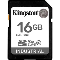 Kingston INDUSTRIAL R100/W80 SDHC 16GB, UHS-I U3, A1, Class