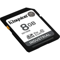 Kingston INDUSTRIAL R100/W80 SDHC 8GB, UHS-I U3, A1, Class