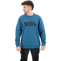 Fjällräven Logo Pullover - Deep Sea - XL