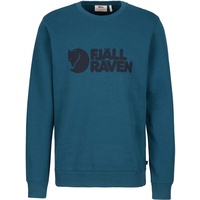 Fjällräven Logo Pullover - Deep Sea - L