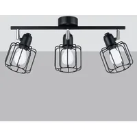 Sollux Beluci 3 3xE14 schwarz Metall