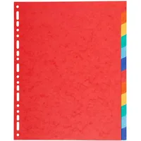 Exacompta 25x Register aus Recyclingmaterial 1 bis 12 Taben,