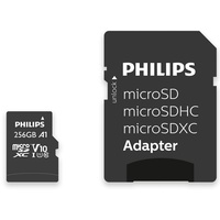 Philips microSDXC Card 256GB Class 10 UHS-I U1 incl.