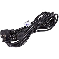 Akyga AK-PC-05A Stromkabel, 5m für PC, Drucker, Bildschirme schwarz