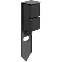 Ledscom.de Garten Steckdosensäule PIWI mit Erdspieß für außen, IP44,