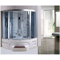 Trends4cents PureHaven 2in1 Whirlpool und Dampfdusche 150x150x225 cm mit