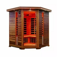 Pure heaven PureHaven Infrarotkabine 150x150x80x95x80 cm aus kanadischem Tannenholz