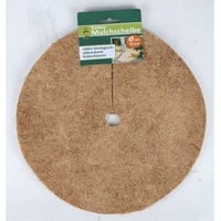 Buri 10x Kokos-Mulchscheibe 35cm Kälteschutz Kübelabdeckung Blumentopf schützen