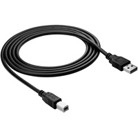Akyga USB-Kabel USB-A Stecker, USB-B Stecker 1.80 m, Schwarz