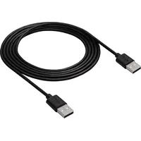 Akyga USB-Kabel USB-A Stecker, USB-A Stecker 1.80 m Schwarz