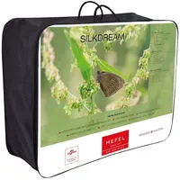 Hefel Naturfaserbettdecke HEFEL "Silk Dream", weiß, B:135cm L:200cm, Bezug: