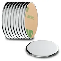 ECENCE Neodym Magnete 10 Stck. - runde Klebe-Magnete selbstklebend