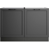 Kochstation Spülenschrank »KS-Lana«, Breite 120 cm grau
