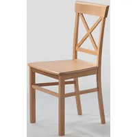 Massivline&more 4-Fußstuhl MASSIVLINE & MORE "Romeo", braun (buche, buche),