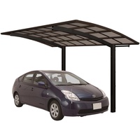Ximax Alu Einzelcarport Portoforte Typ 60 Schwarz XL 301