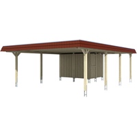 SKANHOLZ Skan Holz Carport Wendland mit Abstellraum 630 x