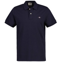 GANT Reg Shield Kurzarm-poloshirt Evening Blue L
