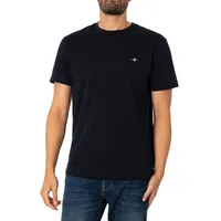 GANT Reg Shield Kurzarm-T-Shirt Black M