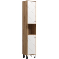 Trendteam smart living - Touch - Hochschrank - Eiche/weiß