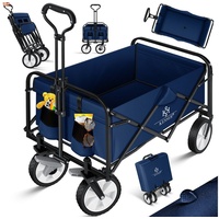 Kesser Bollerwagen faltbar ohne Dach blau/navy