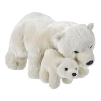 Wild Republic - Kuscheltier, - Mom & Baby Eisbär