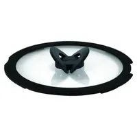 Tefal L9846753, Rund, Schwarz, Transparent, Glas, 28 cm