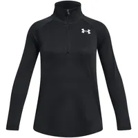 Under Armour Tech Graphic 1/2-Zip Trainingsshirt Mädchen 001 black/metallic