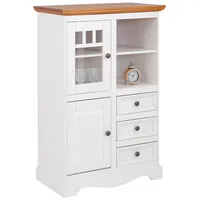 Home Affaire Highboard »Melissa«, Vitrine, Breite 80 cm
