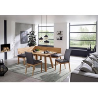 Massivline&more Eckbank »Roberto«, Massivholz, grau