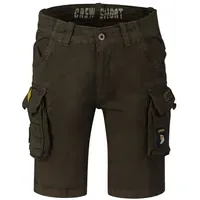 Alpha Industries Crew Short Patch Cargo-Shorts Grau 31