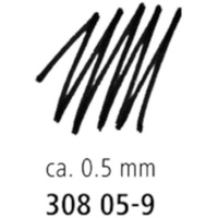 Staedtler pigment liner 308 05-9 0,5mm schwarz
