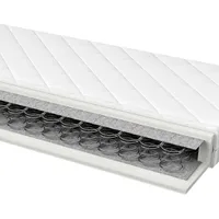 SLEEPTEX Federkernmatratze, Weiß, - 90x200 cm,