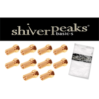 ShiverPeaks SHVP 85009-10AG - F-Stecker 6.7 vergoldet mit großer