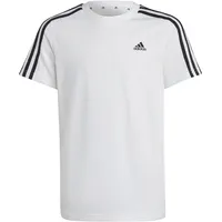 Adidas 3-Streifen Kurzarm-T-Shirt White / Black 152