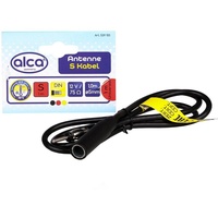 Alca alca® Antennen-Verlängerungskabel 1m, schwarz